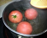 トマトの湯むきの仕方作り方1写真