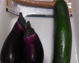 茄子とズッキーニとバジルソーセージ炒め作り方1写真