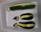 茄子とズッキーニとバジルソーセージ炒め作り方2写真
