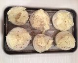 新玉ねぎのスカモルツァチーズ風焼き作り方3写真