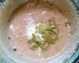 ♪おから＆豆腐＆あずき抹茶ケーキ♪作り方5写真