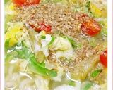 野菜と卵＊じゃがバター塩らーめん作り方5写真
