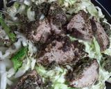 紫蘇ジェノベーゼ風味の野菜の蒸し焼き作り方2写真