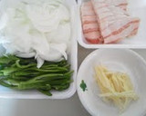野菜たっぷり生姜焼き風作り方1写真