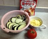 ナスとトマトのミートグラタン♪作り方1写真