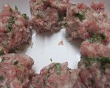 肉詰め厚揚げの煮物作り方3写真