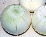 手作りリコッタチーズで食べる丸玉ねぎ♪作り方4写真