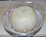 手作りリコッタチーズで食べる丸玉ねぎ♪作り方5写真