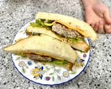 子供と作る！ハンバーガートースト作り方2写真