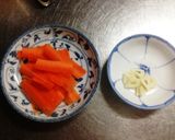 小松菜＆にんじんのナンプラー炒め作り方2写真