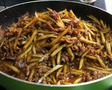 簡単牛肉とゴボウの混ぜご飯作り方3写真