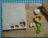 食パン１枚ＤＥゴマちゃん☆作り方2写真
