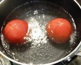 トマトときゅうりの冷製味噌パスタ作り方1写真
