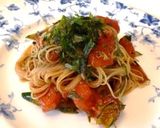 トマトときゅうりの冷製味噌パスタ作り方6写真