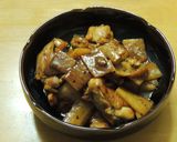 簡単☆鶏もも肉と長芋の甘辛炒め煮作り方5写真