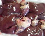 鶏肝の煮込み作り方1写真
