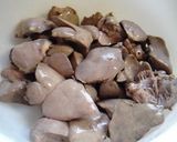 鶏肝の煮込み作り方4写真