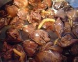 鶏肝の煮込み作り方7写真