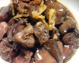 鶏肝の煮込み作り方8写真