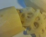 れんこんのサラダ、柚子胡椒風味作り方1写真