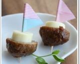 簡単キャラ弁＊肉団子とチーズでヨット作り方2写真