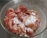 簡単中華☆豚肉なすピーマンピリ辛みそ炒め作り方1写真
