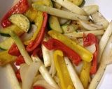 夏野菜・鶏もも肉の炒め蒸し焼きサラダ作り方8写真