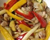 夏野菜・鶏もも肉の炒め蒸し焼きサラダ作り方9写真