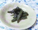 青じそドレッシングで♪インゲンのごま和え作り方4写真