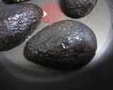 豆腐ハンバーグ in アボカド作り方5写真