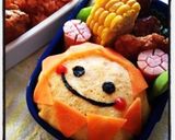 夏のキャラ弁♡簡単おひさまオムライス♡作り方9写真