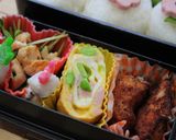 お弁当に✿春色たまご焼き作り方4写真