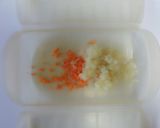 Allレンジで☆生姜餡かけの豆腐茶巾蒸し作り方1写真