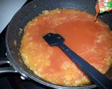 今日は、トマトの煮込みパスタよ！作り方5写真