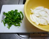 ピーマン牛肉玉ねぎの中華炒め作り方2写真