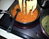 今日は、トマトの煮込みパスタよ！作り方8写真