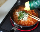 今日は、トマトの煮込みパスタよ！作り方11写真