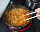 今日は、トマトの煮込みパスタよ！作り方12写真