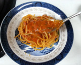 今日は、トマトの煮込みパスタよ！作り方17写真