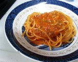 今日は、トマトの煮込みパスタよ！作り方18写真