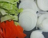 簡単☆鮭と野菜のホイル焼き☆みそマヨ味作り方1写真