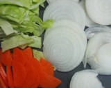 簡単☆鮭と野菜のホイル焼き☆みそマヨ味作り方1写真