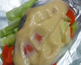 簡単☆鮭と野菜のホイル焼き☆みそマヨ味作り方4写真