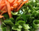 牛コマ肉と野菜のオイスターソース炒め作り方1写真