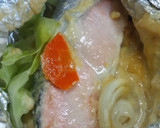 簡単☆鮭と野菜のホイル焼き☆みそマヨ味作り方7写真