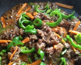 牛コマ肉と野菜のオイスターソース炒め作り方6写真