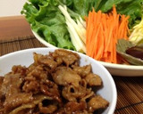 野菜をたっぷり食べるための豚こま甘辛炒め作り方3写真