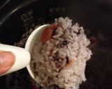 最強抗菌ご飯 ！ 梅干 黒米入り作り方3写真