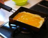 お弁当に！卵1個で出来る厚焼き卵作り方1写真