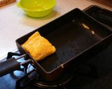 お弁当に！卵1個で出来る厚焼き卵作り方3写真